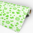 Papel Pintado Floral Verde