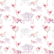 Children's Wallpaper Princess Carriage