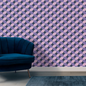 Geometric Pink and Purple...