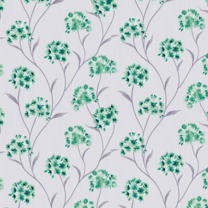 Floral Wallpaper White and...