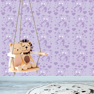 Children's Wallpaper Purple...