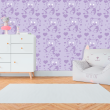 Children's Wallpaper Purple Bears