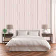 Pink Striped Wallpaper Texture