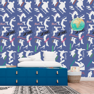 Papel pintado Juvenil Skate