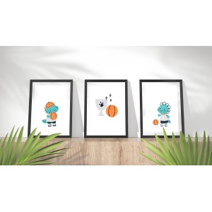 Fun Dinos Decorative Stickers