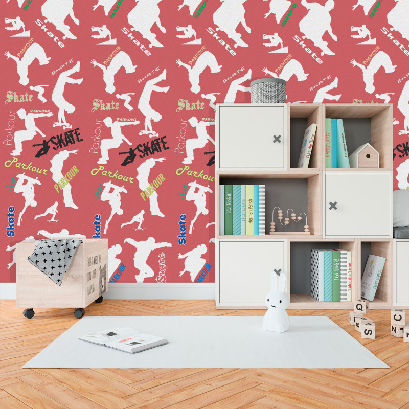 Papier peint Jeune Skate