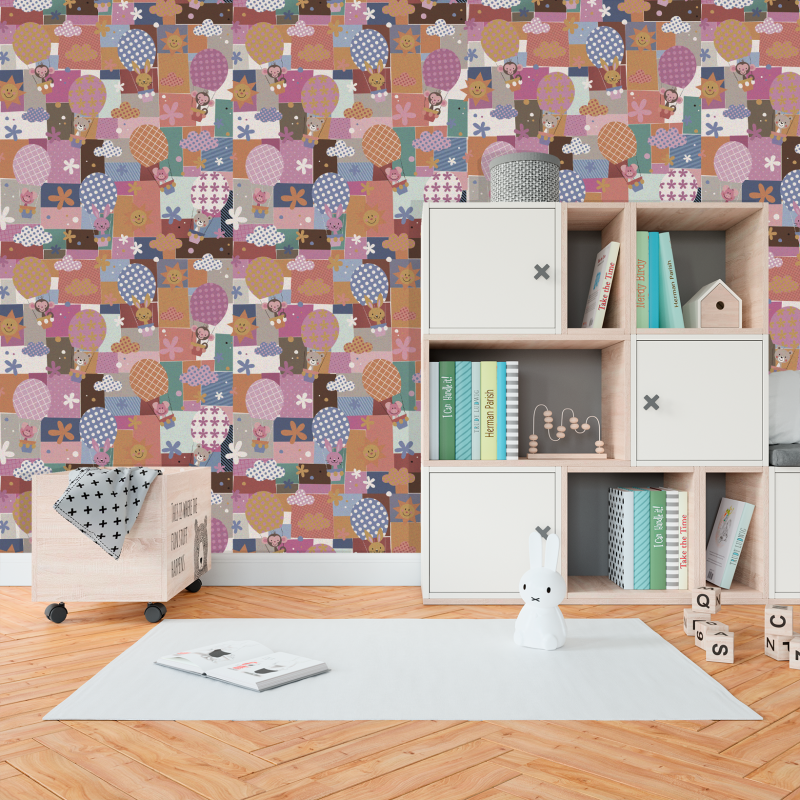 Multicolored Children's Wallpaper