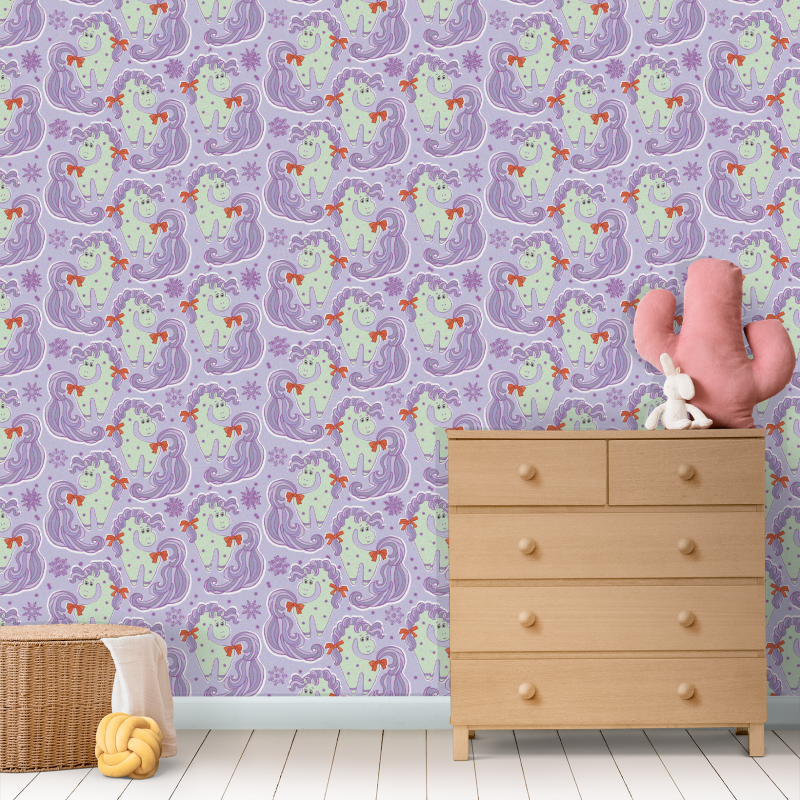 Papier peint enfant Licorne