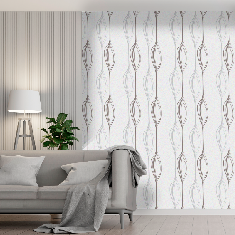 Geometric Brown Wallpaper