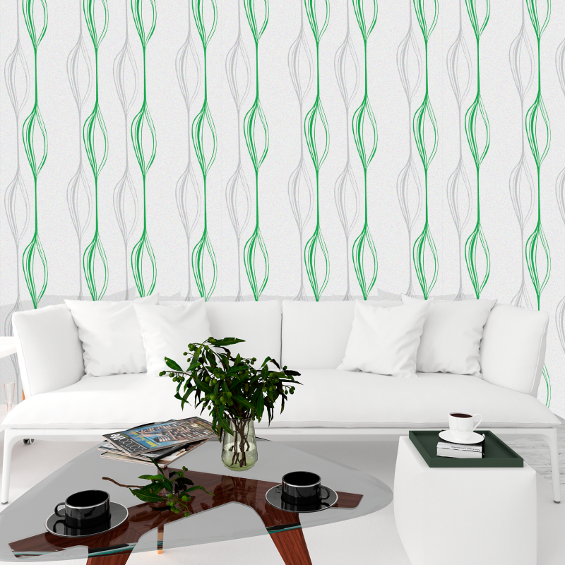 Green Geometric Wallpaper