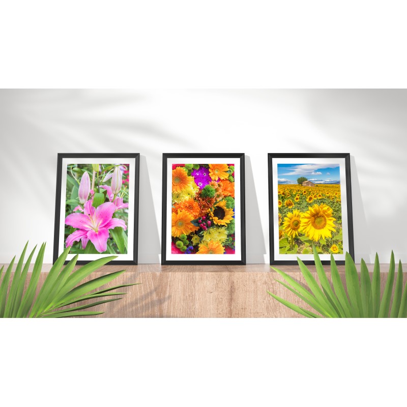 Decorative Floral Sunflower Print