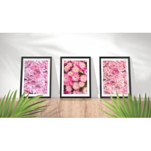 Pink Floral Decorative Print