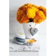 Decorative Floral Sheet Orange