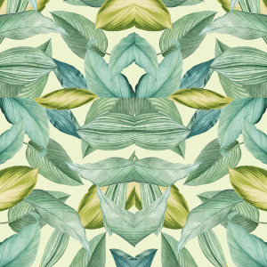 Floral Tropical Leaves...