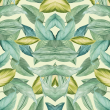 Floral Tropical Leaves Wallpaper