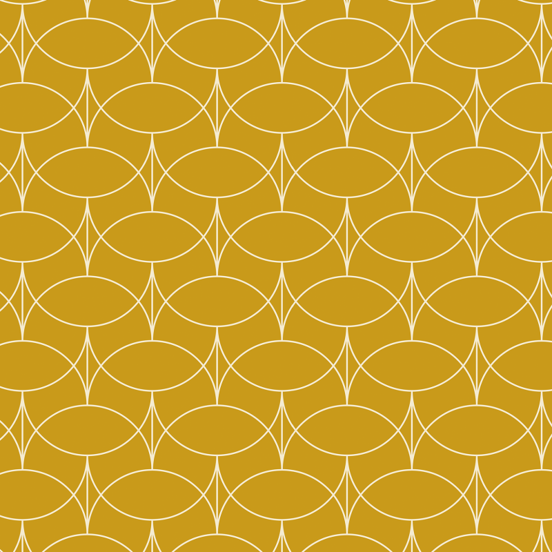 Abstract Geometric Mustard Wallpaper