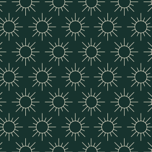 Geometric Sun Green Wallpaper