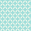 Papier peint géométrique abstrait bleu