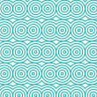 Papel Pintado Geométrico Circulos Azul