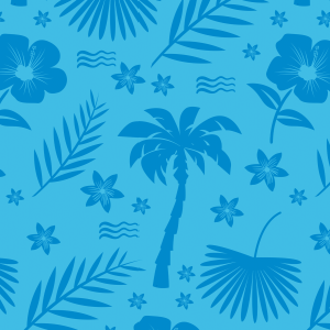 Youthful Tropical Blue...