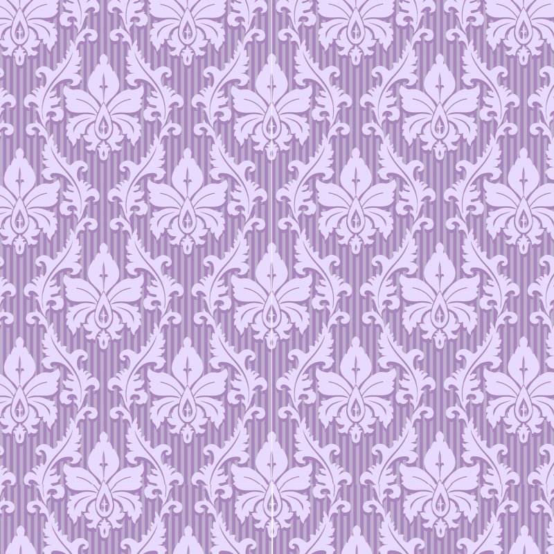 Violette Pastell Viktorianische Tapete