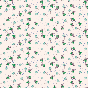 Floral Wallpaper with Green...