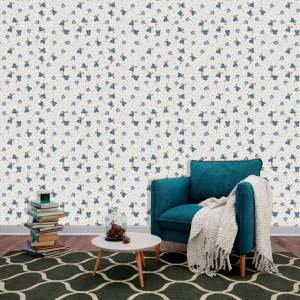 Floral Wallpaper with...
