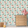 Children's Wallpaper Multicoloured Butterflies