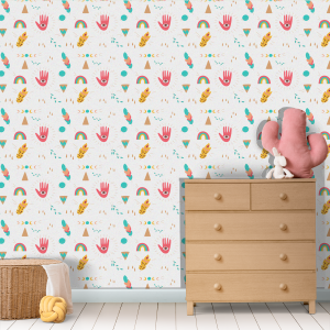 Fun Boho Children's Wallpaper