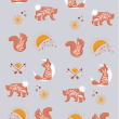 Children's Wallpaper - Nocturnal Animals
