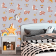 Children's Wallpaper - Nocturnal Animals