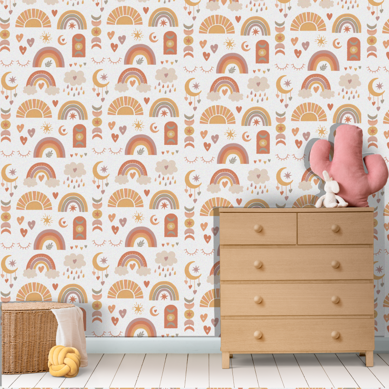 Papier peint Boho Juvenile Couleurs Terre