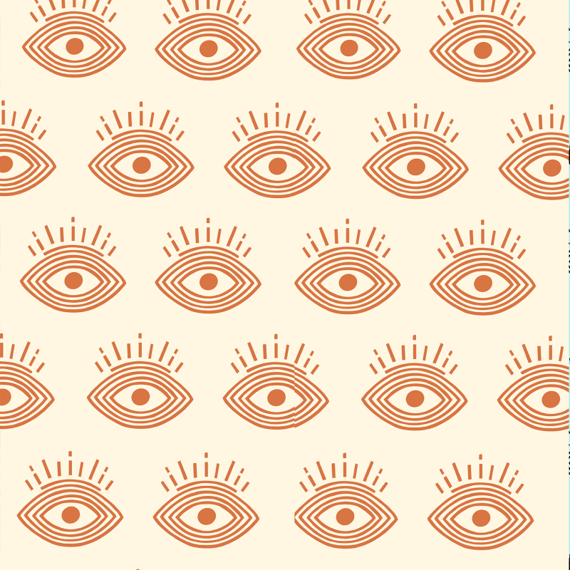 Jugendliche Tapete Orange Augen