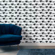 Youthful Wallpaper Eyes Black and White