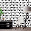 Youthful Wallpaper Eyes Black and White