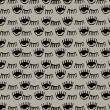 Youthful Wallpaper Eyes Black and Grey