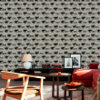 Youthful Wallpaper Eyes Black and Grey