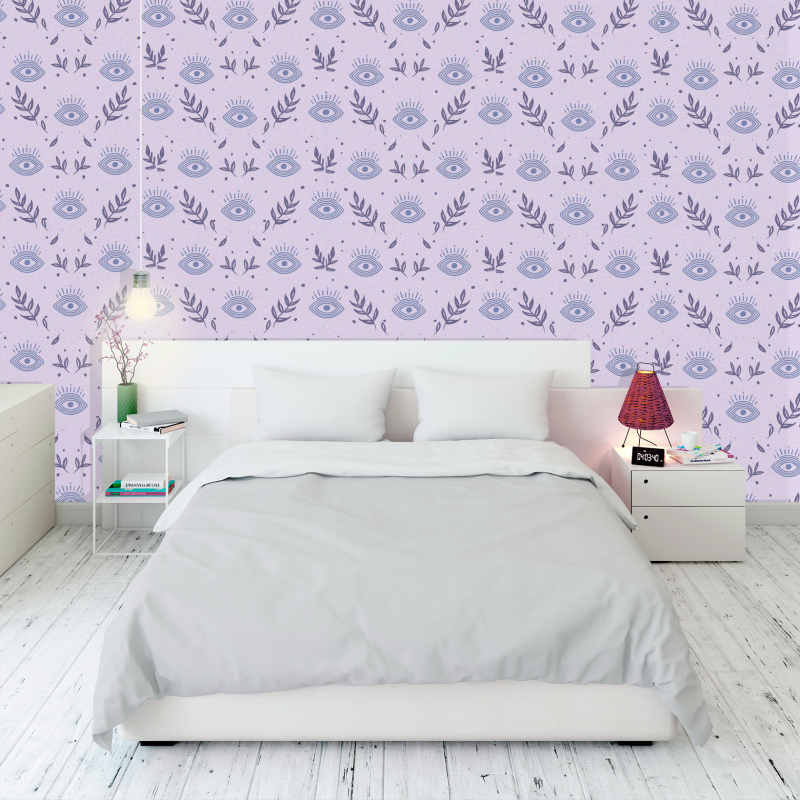 Youthful Wallpaper Victorian Lilac Eyes