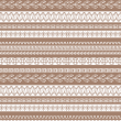 Brown Bohemian Striped Wallpaper