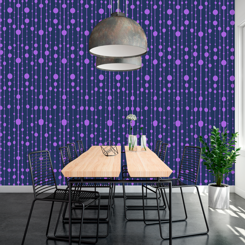 Papel pintado Rayas Verticales Galacticas