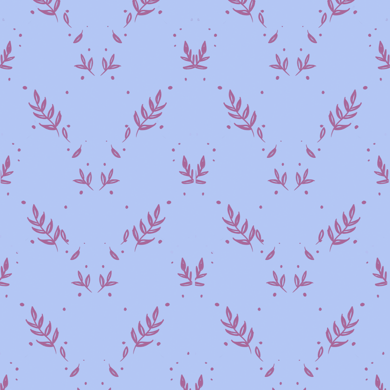 Victorian Lilac Floral Wallpaper