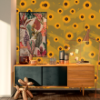 Floral Sunflower Wallpaper