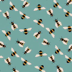 Animal Wallpaper Blue Bees