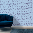 Animal Wallpaper Purple Little Birds