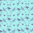 Papier Peint Animal Petits Oiseaux Ciel Bleu