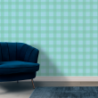 Chessboard Wallpaper Blue and Green