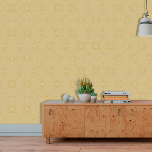 Geometric Sun Wallpaper