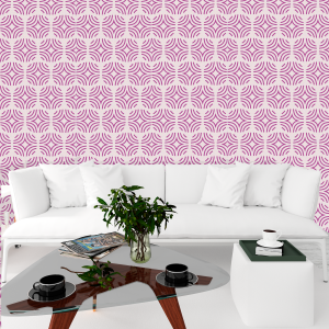 Geometric Pink Wallpaper