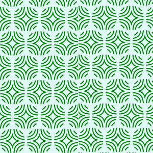 Papier peint géométrique vert