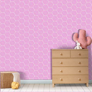 Geometric Pink Wallpaper